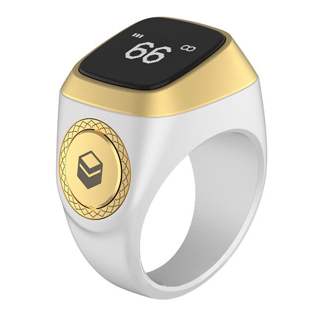 iqibla - smart tasbih zikr ring Muslim Plasterl Iqabla BT Electronic Rosary Zikr Ring